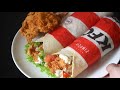 KFC Style Zinger Twister Recipe | KFC Twister Wrap Recipe |  World's famous KFC Fast Food