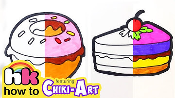 Chiki Art | Watermelon & More Yummy Food Drawing And Painting For Kids | HooplaKidz How To