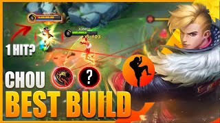 Trying Insections Chou Build For 1 Hitmust Watch Chou One-Shot Mlbb