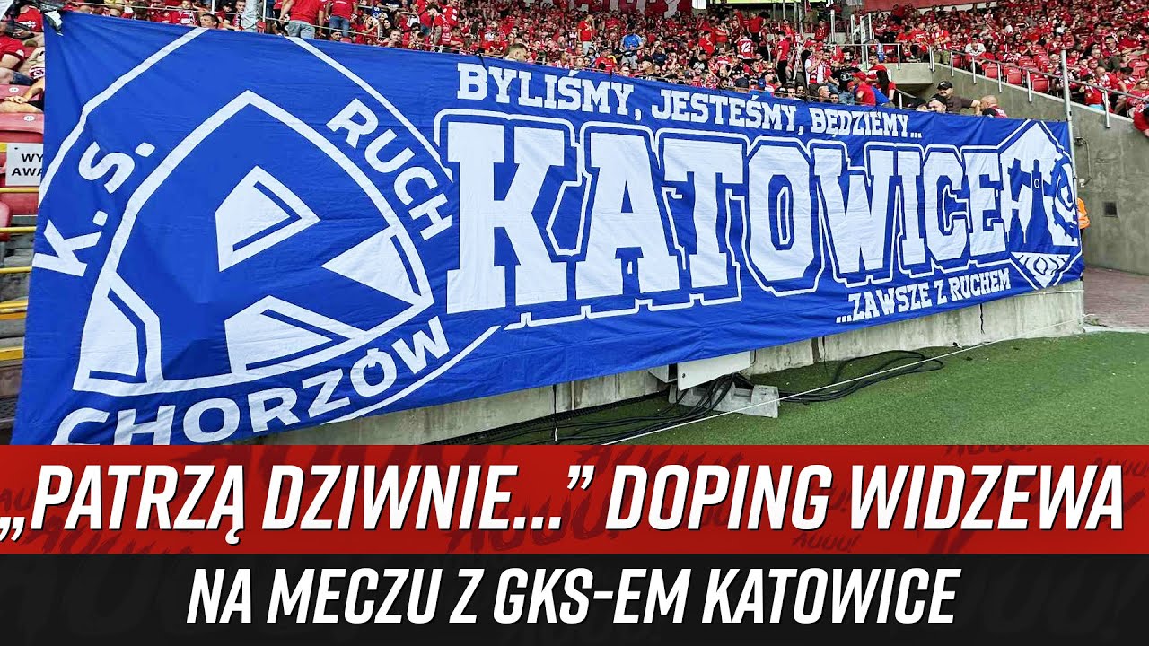 „Patrzą dziwnie...” doping Widzewa na meczu z GKS-em Katowice (02.08.2025)