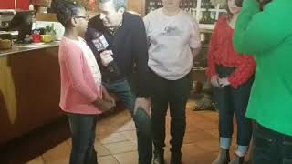 Tiana Sirmans with Bob Kelly (Fox 29)
