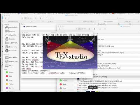 Cách cài Pythontex cho MacOS
