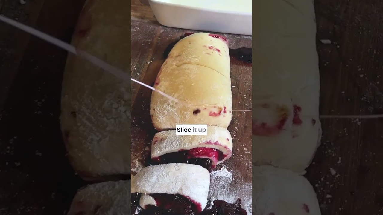 Сладкие булочки с черникой и лимоном 🫐🍋 Фруктовый вариант булочек с корицей