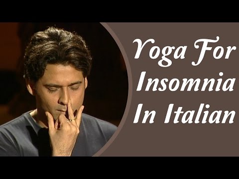 Yoga for Insomnia - Sleep Disorder, Relaxation, Anxiety & Stress Relief | Yoga Tutorial In Italian