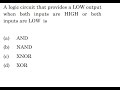 Digital Electronics ISRO PYQs 2023 | K-Maps, Logic Gates, Comb. &amp; Seq. Circuits | GATE ISRO