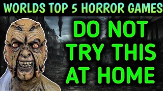 TOP 5 MOST HORROR GAMES IN THE WORLD #shorts #ytshorts