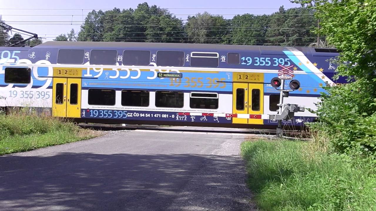 Železniční přejezd SSSR - Louky nad Olší