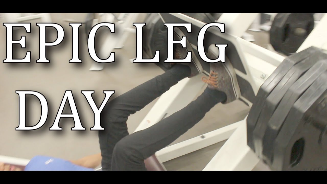 EPIC LEG DAY (SICK EDIT) - YouTube