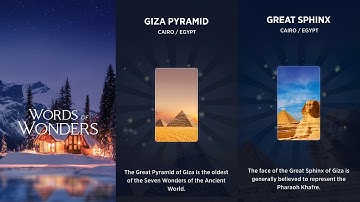 #1 WOW : GIZA PYRAMID & GREAT SPHINX