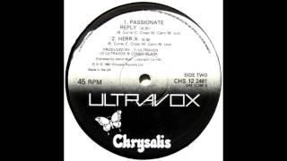 Ultravox - Passionate Reply (Instrumental cover)