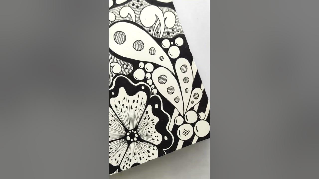 Zentangle Art by Hu Art - YouTube