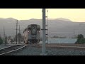 Last car on historic L.A. railroad tracks