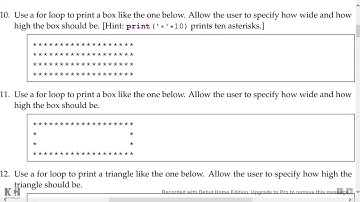 A Practical Introduction To Python Programming - Exercise 2 5 10b