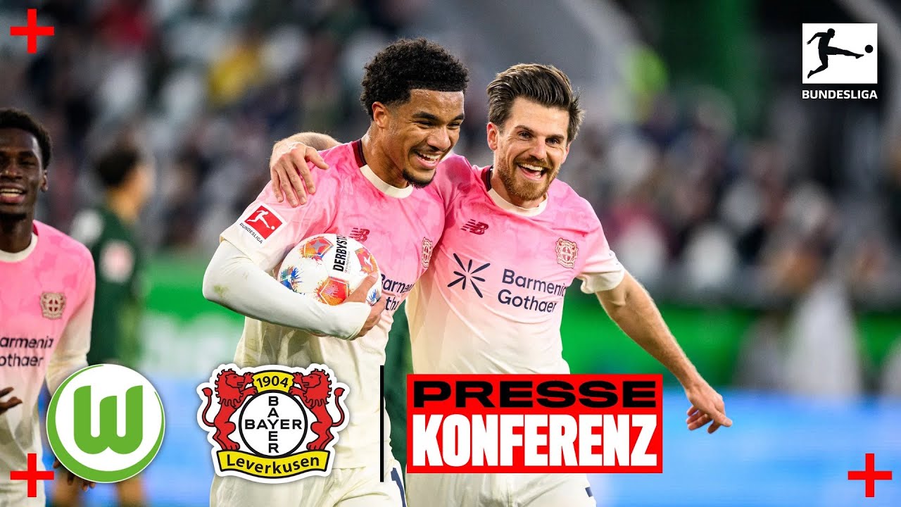 3:1-Sieg: Hofmann, Tapsoba & Tillman treffen in Wolfsburg | PK mit Bauer und Hjulmand