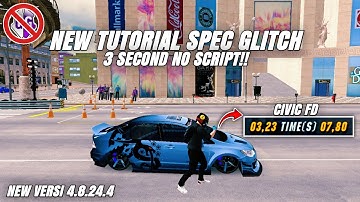 NEW TUTORIAL GLITCH 3 SEC!! CIVIC FD NO SCRIPT VERSI 4.8.24.4 - CAR PARKING MULTIPLAYER