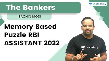 Memory Based Puzzle RBI ASSISTANT 2022 | Sachin Modi | The Bankers