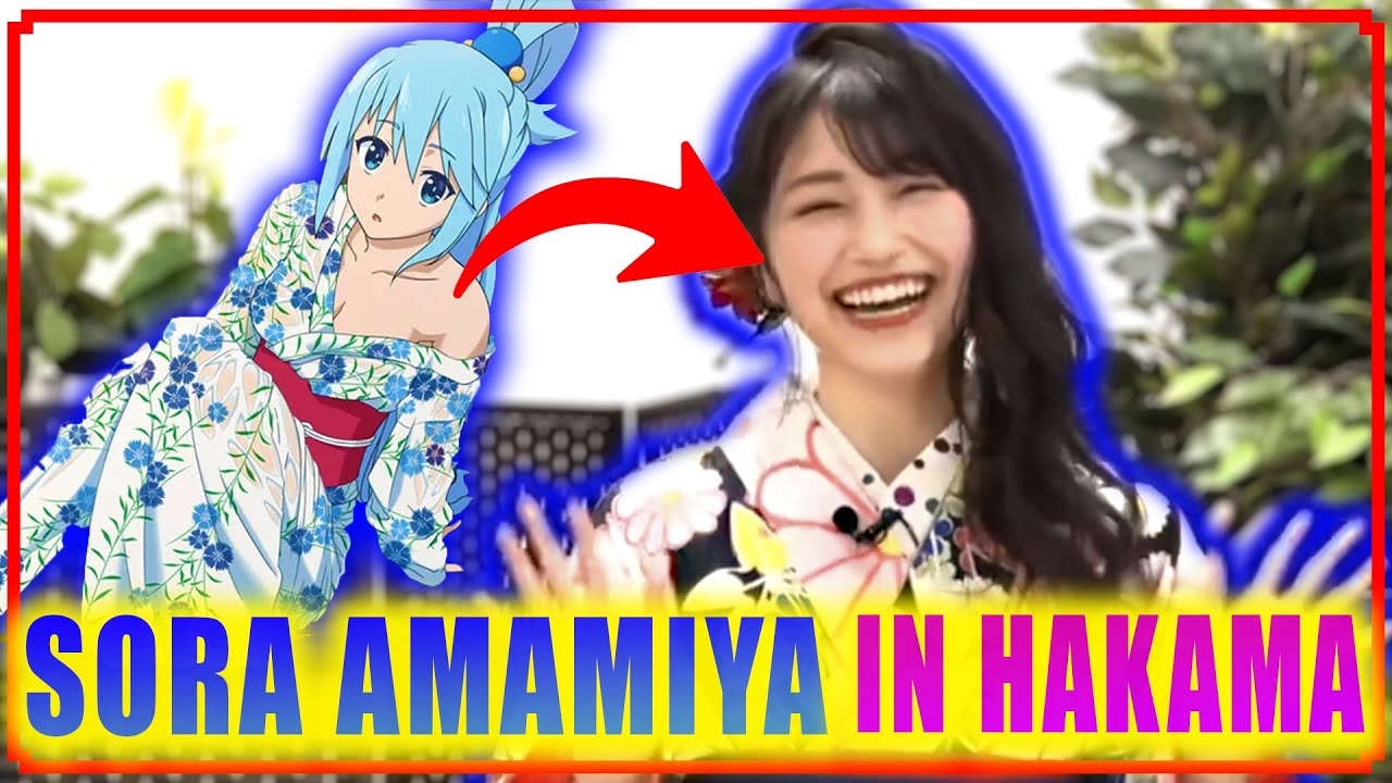 Sora Amamiya and the TrySail members show off their Hakama