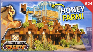 I Built an INFINITE HONEY AND LIMESTONE FARM in Minecraft Create Mod! [#24]