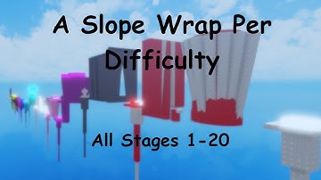 A Slope Wrap Per Difficulty - All Stages 1-20