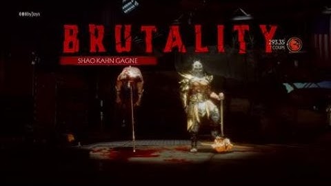 Shao kahn combo brutality