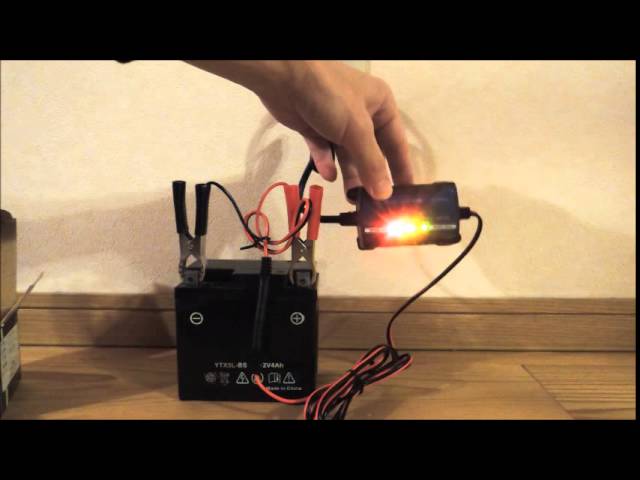 バイクのバッテリー充電器の使い方とつなぎ方 Youtube