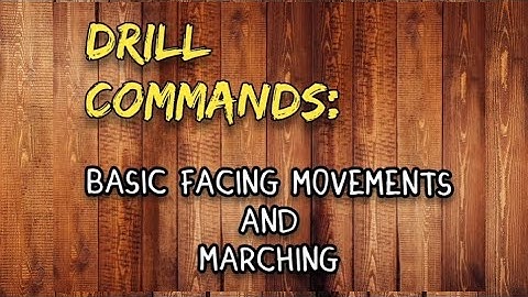 DRILL COMMANDS (Negros College ROTC Unit)