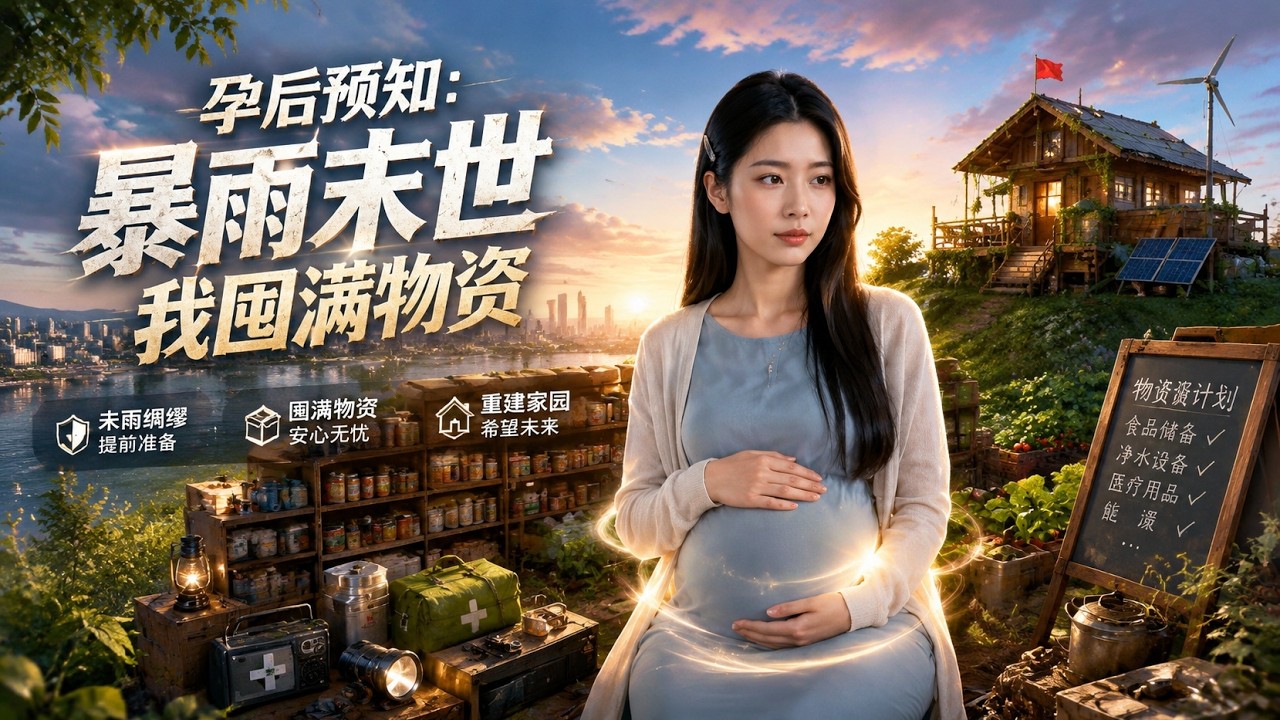 【高清全集】《孕后预知：暴雨末世我囤满物资》 #逆袭 #爱情 #甜宠 #反转 #热门短剧 #drama #爽剧 #電影 #精彩影视 #AI短剧
