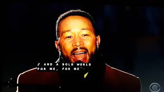 John Legend "How I Feel" at Celebrating America