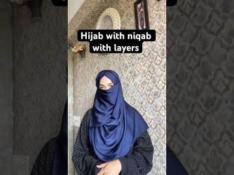 Hijab with niqab #hijabstyle #niqab #viral #shorts