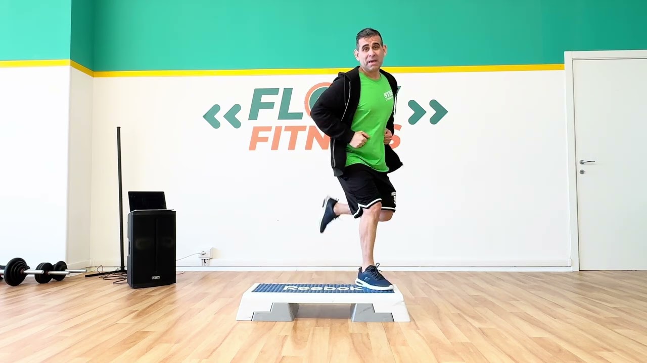 Step coreografico| como hacer el paso básico en el step 