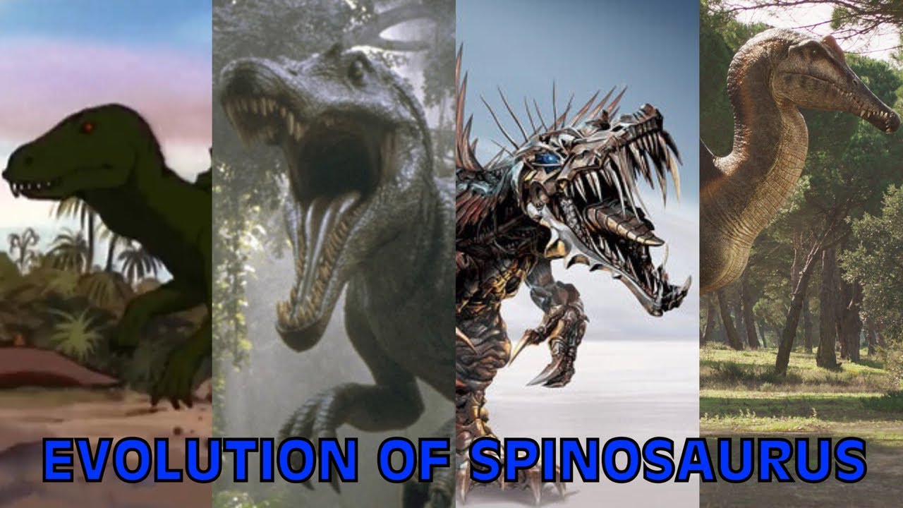 Evolution Of Spinosaurus In Movies, TV Shows, Documentaries, & Games