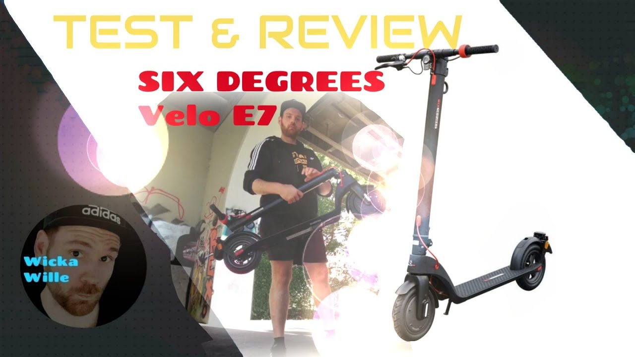 Six Degrees Velo E7, e-Scooter mit austauschbarem Akku und Strassenzulassung, Scoot One E7, Review