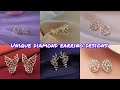 Unique diamond earring designs in 2025😘💙 #jumkas #uniquedesign #earringsdesign #earrings #earring 