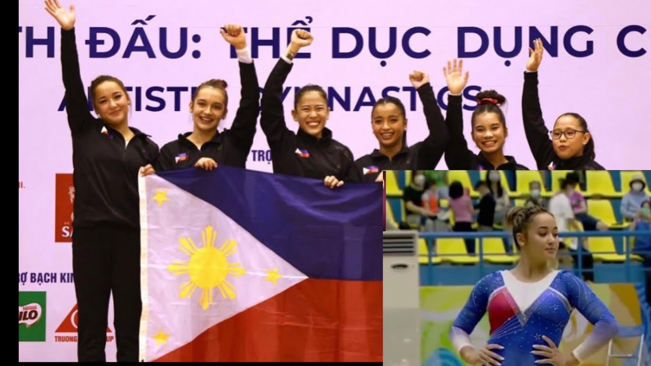 Золото женской сборной Филиппин по спортивной гимнастике | Полное выступление | МОРСКИЕ ИГРЫ 2022