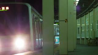 【旭型放送】JR大網駅 最終電車発車風景（接近放送・発車メロディー）