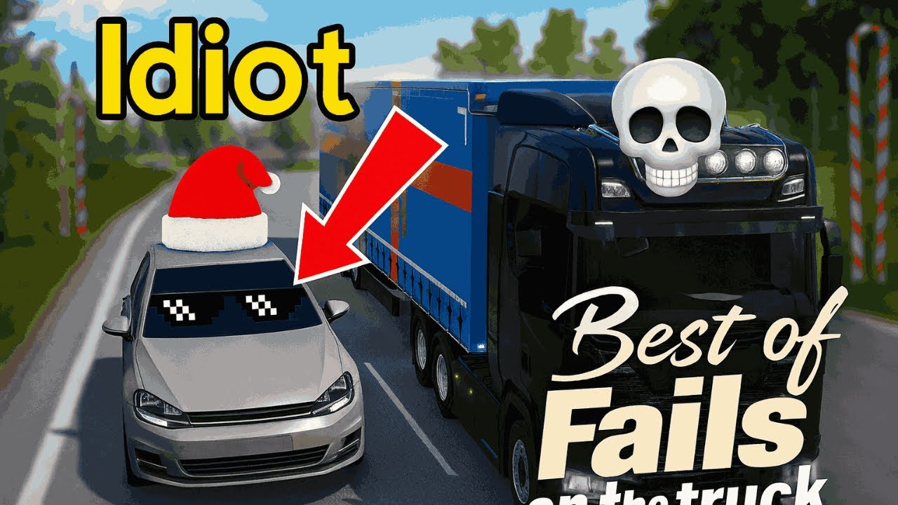 Best of Fails on the Truck - Ep 1 | PrimeLioxe - Funny moments - ETS2 Multiplayer - TMP.