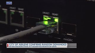 Information City of Abilene confirms ransom demanded after hackers steal 477Gs of data Update