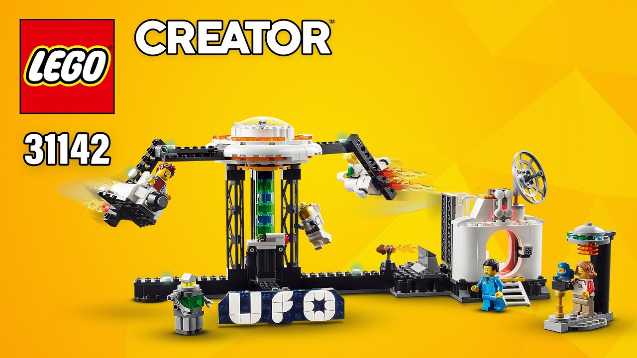 LEGO Carousel (31142) from Creator Space Roller Coaster | Step-by-Step