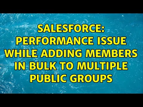 Salesforce: Performance Issue while adding members in bulk to multiple Public Groups