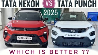 Tata Punch vs Nexon 2025 - Which is Better? | Tata Nexon vs Punch Comparison | Tata Punch 2025