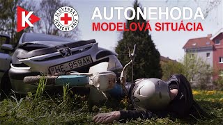 SČK Humenné - Autonehoda (modelová situácia)