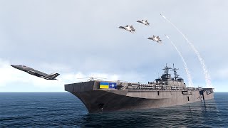 End Of A Russian Fighter That Boldly Attacked A Nato Aircraft Carrier - Arma 3