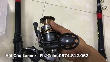 Chỉ 400k - Sở hữu ngay - Bộ cần câu lancer (lăng xê) giá rẻ. Khoẻ - bền - đẹp