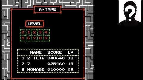 [NES Tetris] PAL Level 18 No Next Box, 2 tetr / 28 lines (2 games)