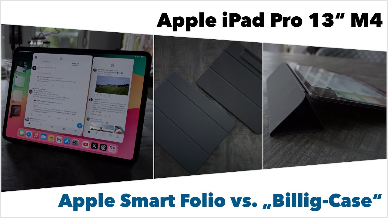 Apple iPad Pro M4 - Smart Folio vs. ESR | 120€ gegen 26€ - YouTube