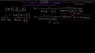 Atomic Spectra (Part 1 of 2) - Intro, the Hydrogen Spectrum, and the Rydberg Equation