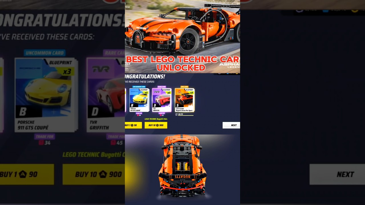 Unlocking LEGO Technic Bugatti