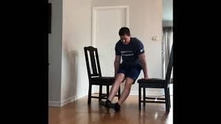 Single Leg Pike Compression On Chairs
