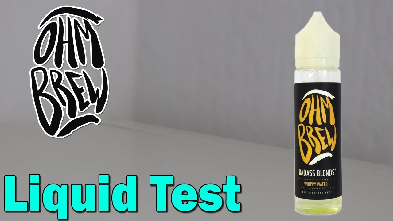 Ohm Brew - Whippy Wafer | Liquid Test
