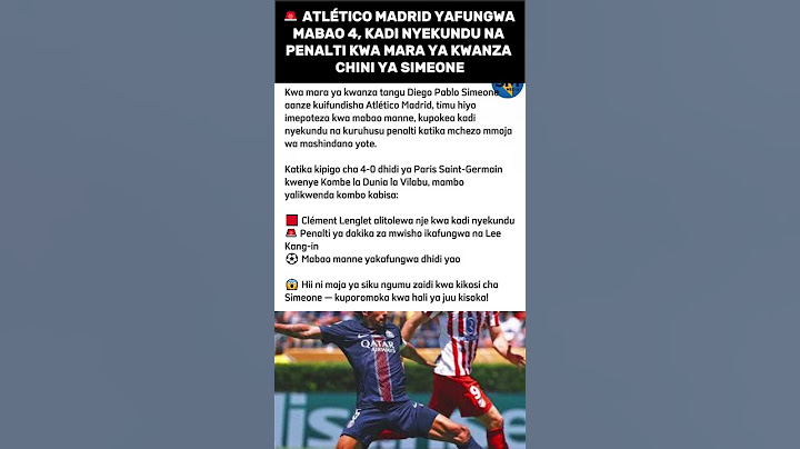 🚨 ATLÉTICO MADRID YAFUNGWA MABAO 4, KADI NYEKUNDU NA PENALTI KWA MARA YA KWANZA CHINI YA SIMEONE